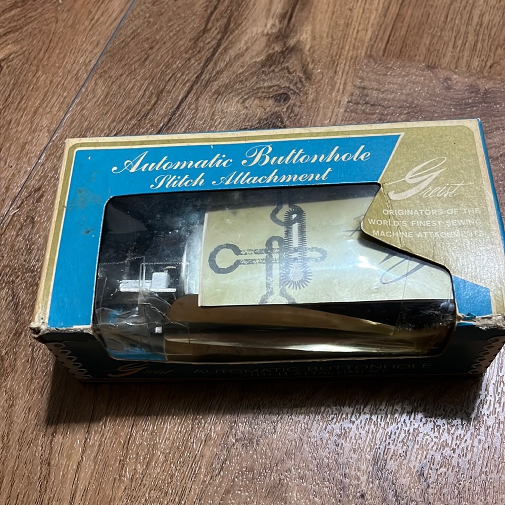 Vintage Greist Automatic Buttonhole Stitch Attachment